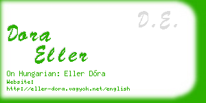 dora eller business card